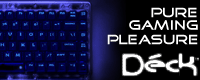 Pure Gaming Pleasure with Deck Backlit Keyboards